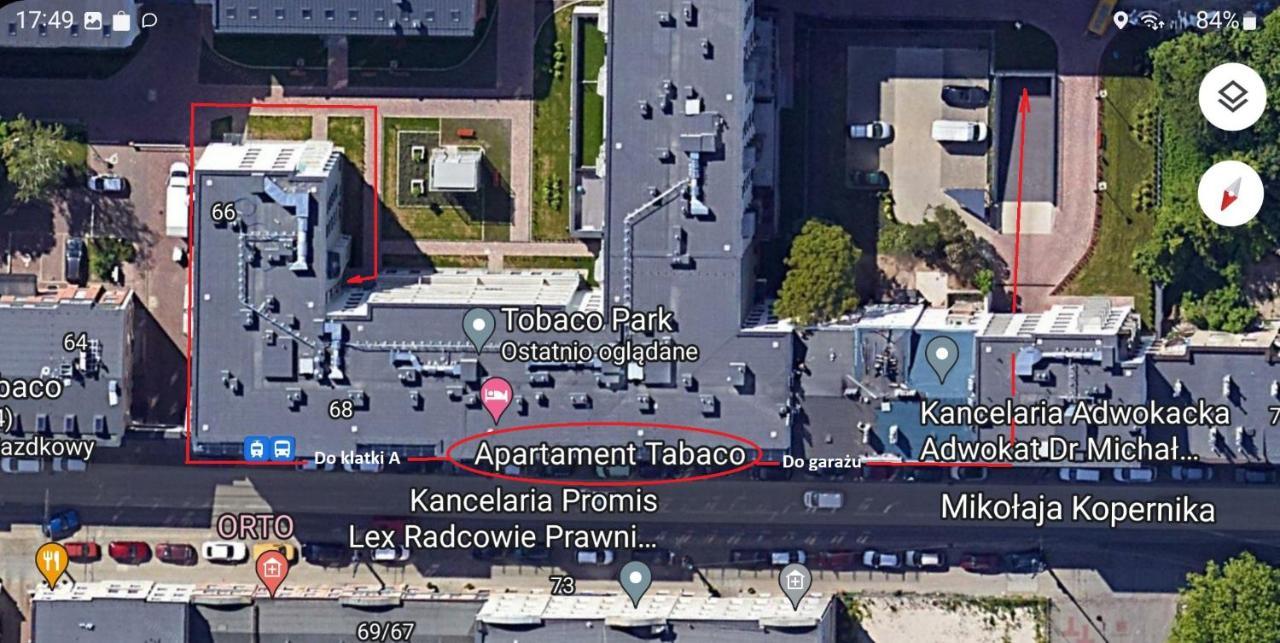 Apartament Tabaco Лодзь Экстерьер фото